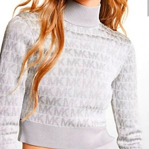 Michael Kors Jacquard Crop Top